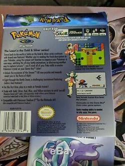 Version Cristal Pokemon (game Boy Color, 2001) Cib Complète Dans La Boîte