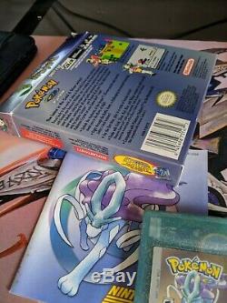 Version Cristal Pokemon (game Boy Color, 2001) Cib Complète Dans La Boîte