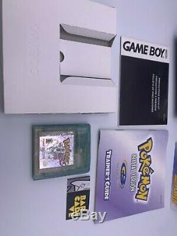 Version Cristal Pokemon (game Boy Color) Nintendo Cib Authentique Complete In Box