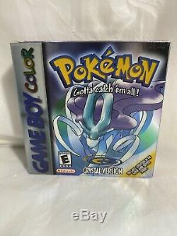 Version Cristal Pokemon (game Boy Color) Nintendo Cib Authentique Les Inserts Complets