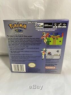 Version Cristal Pokemon (game Boy Color) Nintendo Cib Authentique Les Inserts Complets