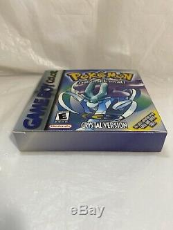 Version Cristal Pokemon (game Boy Color) Nintendo Cib Authentique Les Inserts Complets