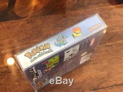 Version Cristal Pokemon (game Boy Color) Nintendo Complète De Authentique Avec Boîte