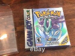 Version Cristal Pokemon (game Boy Color) Nintendo Complète De Authentique Avec Boîte