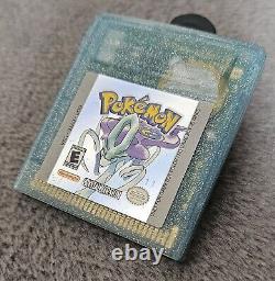 Version Cristal de Pokemon Jeu Authentique Nintendo Gameboy NTSC USA Nouvelle Batterie