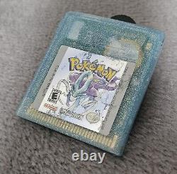 Version Cristal de Pokemon Jeu Authentique Nintendo Gameboy NTSC USA Nouvelle Batterie