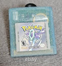 Version Cristal de Pokemon Jeu Authentique Nintendo Gameboy NTSC USA Nouvelle Batterie