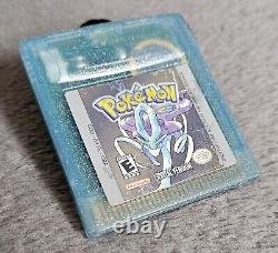 Version Cristal de Pokemon Jeu Authentique Nintendo Gameboy NTSC USA Nouvelle Batterie