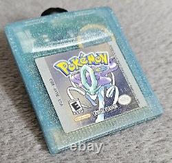 Version Cristal de Pokemon Jeu Authentique Nintendo Gameboy NTSC USA Nouvelle Batterie