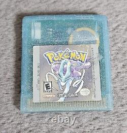 Version Cristal de Pokemon Jeu Authentique Nintendo Gameboy NTSC USA Nouvelle Batterie