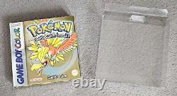 Version Or complète de Pokémon Gold en boîte Jeu Nintendo Gameboy authentique PAL UK