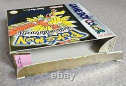 Version Or complète de Pokémon Gold en boîte Jeu Nintendo Gameboy authentique PAL UK