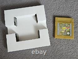 Version Or complète de Pokémon Gold en boîte Jeu Nintendo Gameboy authentique PAL UK