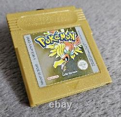 Version Or complète de Pokémon Gold en boîte Jeu Nintendo Gameboy authentique PAL UK