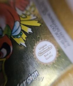 Version Or complète de Pokémon Gold en boîte Jeu Nintendo Gameboy authentique PAL UK