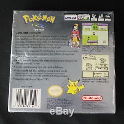 Version Pokemon Argent Nintendo Game Boy Color 2000 Nouveau, Scellé En Usine Avec H-seam
