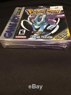 Version Pokémon Crystal Gbc (nintendo Game Boy Color, 2001) Nr Mnt Cib Testé