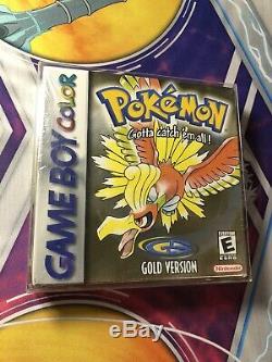 Version Pokémon Gold (game Boy Color, 2000) Nouveau H Seam Scellés Nib