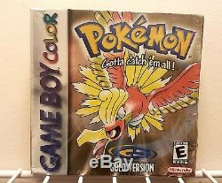 Version Pokémon Gold (game Boy Color, 2000) Scellés Emballage D'origine