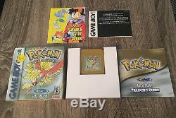 Version Pokémon Gold (game Boy Color) Cib Avec Du Papier Shrink Complete In Box