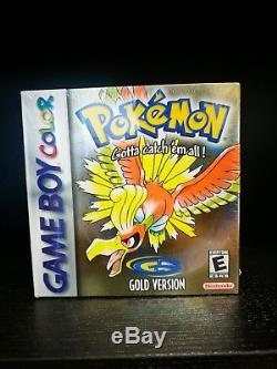 Version Pokémon Or (couleur Nintendo Game Boy, 2000) Nib Factory Sealed