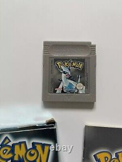 Version argent de Pokemon Nintendo Game Boy Color Boîte avec manuel