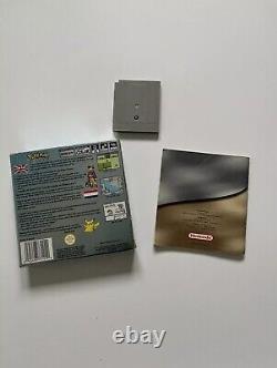 Version argent de Pokemon Nintendo Game Boy Color Boîte avec manuel