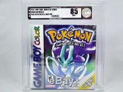Vga 85 Nm + Pokemon Scellé Crystal Version 2001 Nintendo Game Boy Couleur