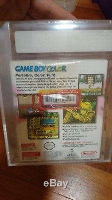 Vga Uncirculated 85+ Gold Graded Sealed Gameboy Couleur Rose Console Cib Box Game