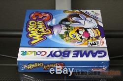 Wario Land 3 (couleur De Game Boy, 2000) H-seam Scellé! Excellent! Ultra Rare