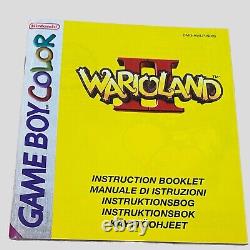 Wario Land II 2, Nintendo Jeu Garçon Couleur, Boxed & Instructions, Pal