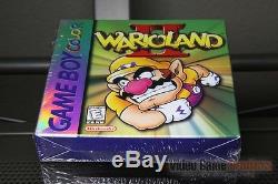 Wario Land II 2 (couleur Game Boy, 1999) H-seam Scellé! Excellent! Ultra Rare