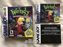 Wendy Every Witch Way Box Et Manuel Pour Nintendo Gameboy Color GB