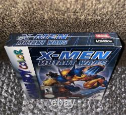 X-men Mutant Wars New Sealed! Rare Nintendo Gameboy Couleur Gbc Marvel / Activision