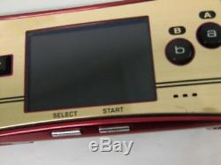 Y3037 Nintendo Gameboy Micro Console Adaptateur Famicom Couleur Japan Withbox Mario