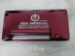 Y4903 Nintendo Gameboy Micro Console Adaptateur Famicom Poche Couleur Japon Withbox X