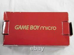 Y5656 Nintendo Gameboy Micro Console Famicom Couleur Japon Adaptateur Avec Boîte X