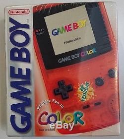 Yedigun Limited Edition Gameboy Color Console Clear Orange Nouveau Et Scellé