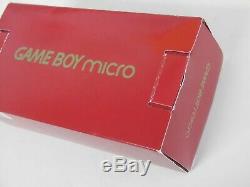 Z4377 Nintendo Gameboy Micro Console Famicom Couleur Japon Adaptateur Withbox