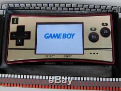 Z7207 Nintendo Gameboy Micro Console Adaptateur Famicom Poche Couleur Japan Withbox