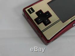 Z7207 Nintendo Gameboy Micro Console Adaptateur Famicom Poche Couleur Japan Withbox