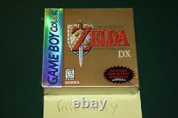 Zelda Link’s Awakening DX (game Boy Color) Nouveau Sealed First Print Holofoil Nm