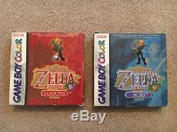 Zelda Oracle De Ages & Seasons Gameboy Couleur