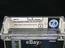 Zelda Oracle Of Ages Game Boy Color Gbc Wata Graded 7.0 Une 1ère Impression Étanche Feuille