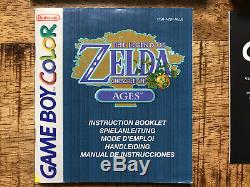 Zelda Oracle Of Ages Gameboy Couleur Ovp / Cib Pal / Eur Mint