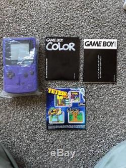 -nintendo -game Boy Collection De Console De Couleur- Tout Est Complet- Comme Neuf