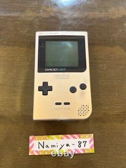 (très Bon) Nintendo Gameboy Light Console / Or / Mgb-101 / Ntsc-j