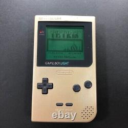 (très Bon) Nintendo Gameboy Light Console / Or / Mgb-101 / Ntsc-j